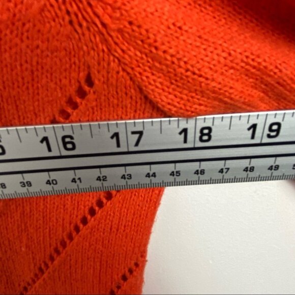 Anthropologie Moth Cashmere V-Neck Ribbon Tie Back Pullover Sweater Size XS Knit - Picture 11 of 15